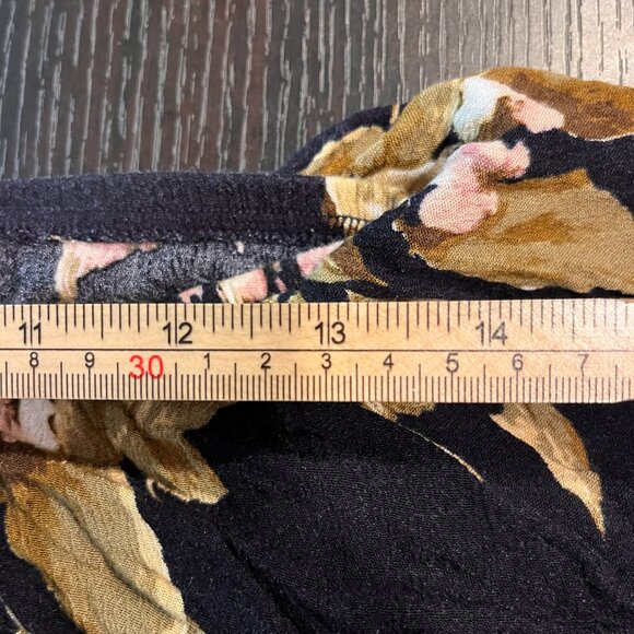 LANI CALIFORNIA SLEEVELESS BLACK FLORAL MAXI TUBE DRESS - Picture 6 of 6